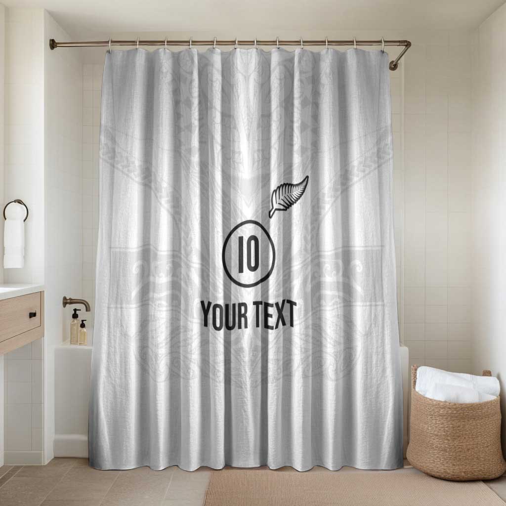 Custom New Zealand Football Bathroom Set The Whites-Sporty T90 Style - Polynesian Pride