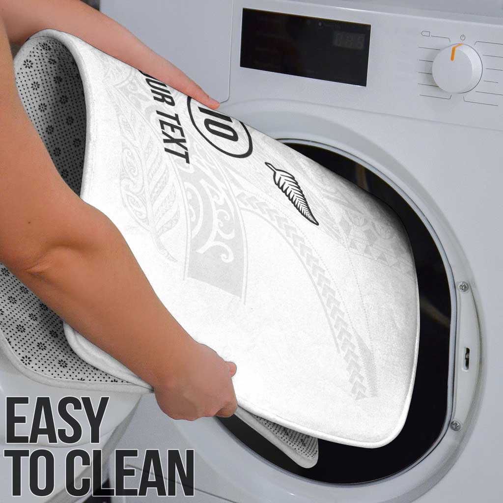 Custom New Zealand Football Bathroom Set The Whites-Sporty T90 Style - Polynesian Pride