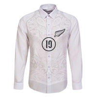 Custom New Zealand Football Family Matching Mermaid Dress and Hawaiian Shirt The Whites-Sporty T90 Style - Polynesian Pride