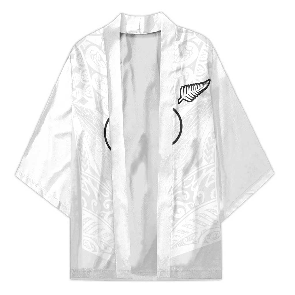 Custom New Zealand Football Kimono The Whites-Sporty T90 Style - Polynesian Pride