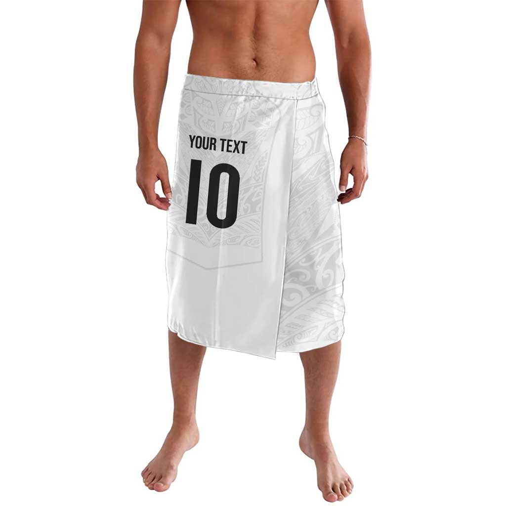 Custom New Zealand Football Lavalava The Whites-Sporty T90 Style - Polynesian Pride