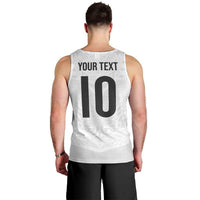 Custom New Zealand Football Men Tank Top The Whites-Sporty T90 Style - Polynesian Pride