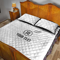 Custom New Zealand Football Quilt Bed Set The Whites-Sporty T90 Style - Polynesian Pride