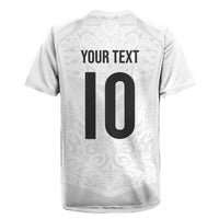 Custom New Zealand Football Rugby Jersey The Whites-Sporty T90 Style - Polynesian Pride