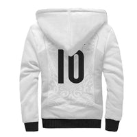 Custom New Zealand Football Sherpa Hoodie The Whites-Sporty T90 Style - Polynesian Pride
