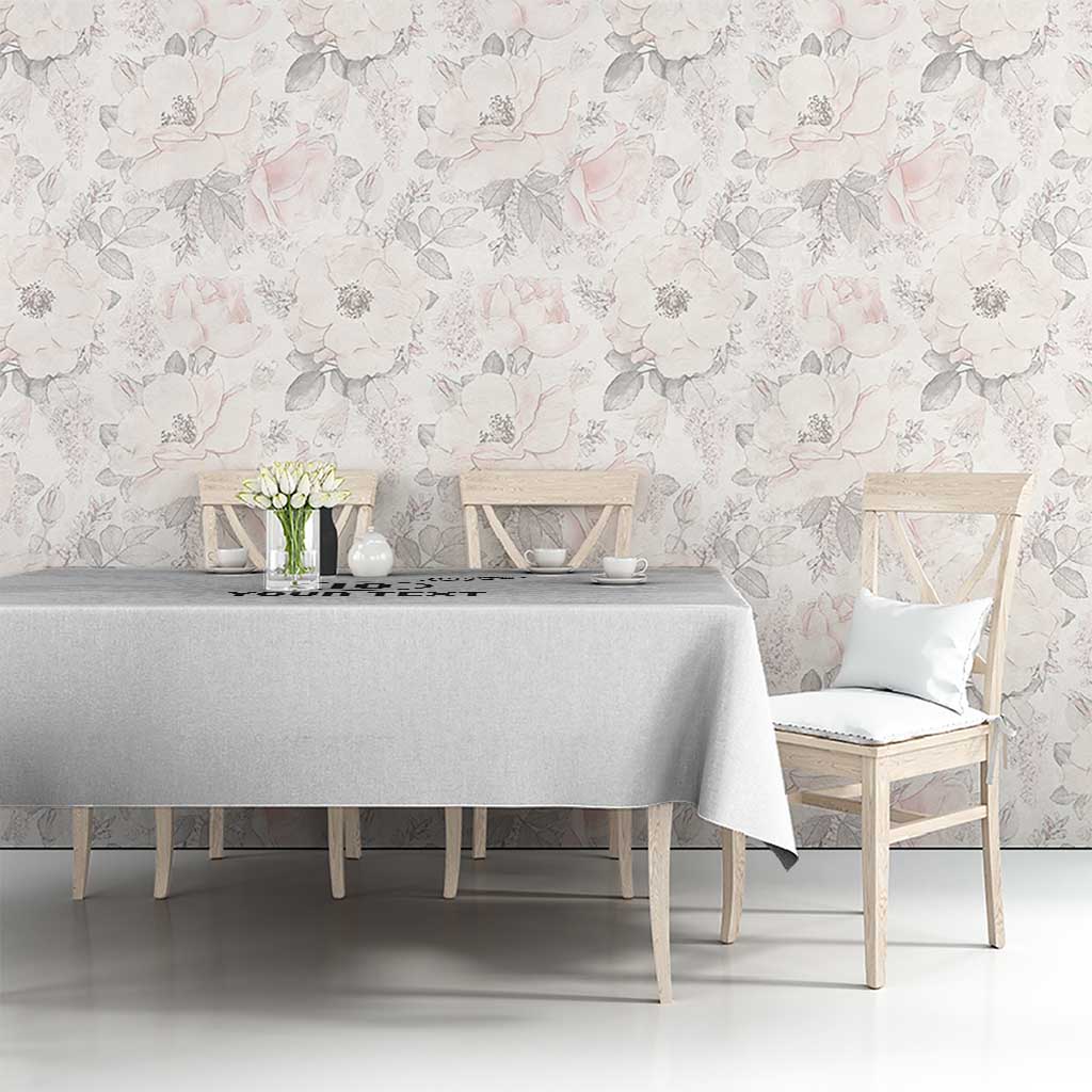 Custom New Zealand Football Tablecloth The Whites-Sporty T90 Style - Polynesian Pride