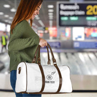 Custom New Zealand Football Travel Bag The Whites-Sporty T90 Style - Polynesian Pride