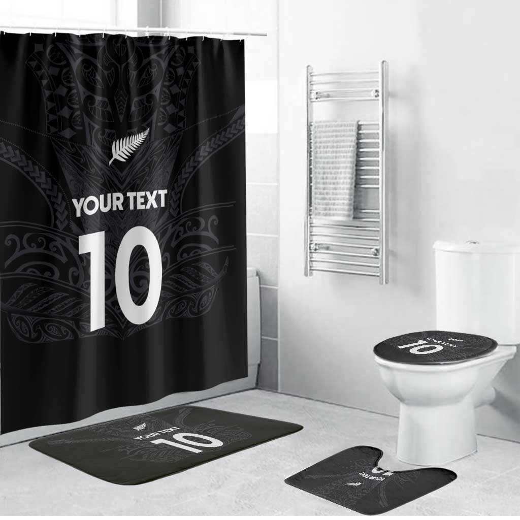 Custom Aotearoa Rugby Bathroom Set The Blacks-Sporty T90 Style - Polynesian Pride
