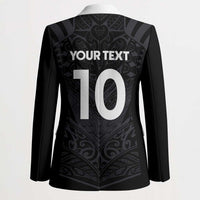 Custom Aotearoa Rugby Blazer The Blacks-Sporty T90 Style - Polynesian Pride
