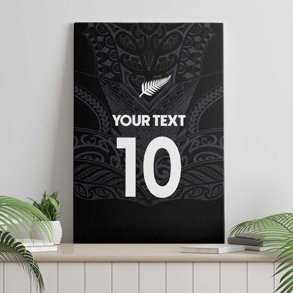 Custom Aotearoa Rugby Canvas Wall Art The Blacks-Sporty T90 Style - Polynesian Pride