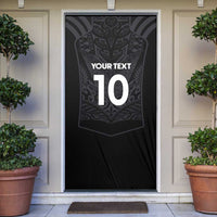 Custom Aotearoa Rugby Door Cover The Blacks-Sporty T90 Style - Polynesian Pride