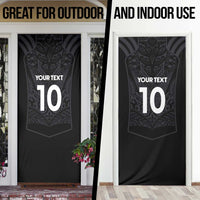 Custom Aotearoa Rugby Door Cover The Blacks-Sporty T90 Style - Polynesian Pride