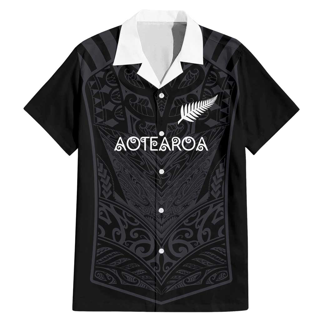 Custom Aotearoa Rugby Family Matching Mermaid Dress and Hawaiian Shirt The Blacks-Sporty T90 Style - Polynesian Pride