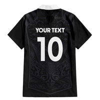 Custom Aotearoa Rugby Family Matching Mermaid Dress and Hawaiian Shirt The Blacks-Sporty T90 Style - Polynesian Pride