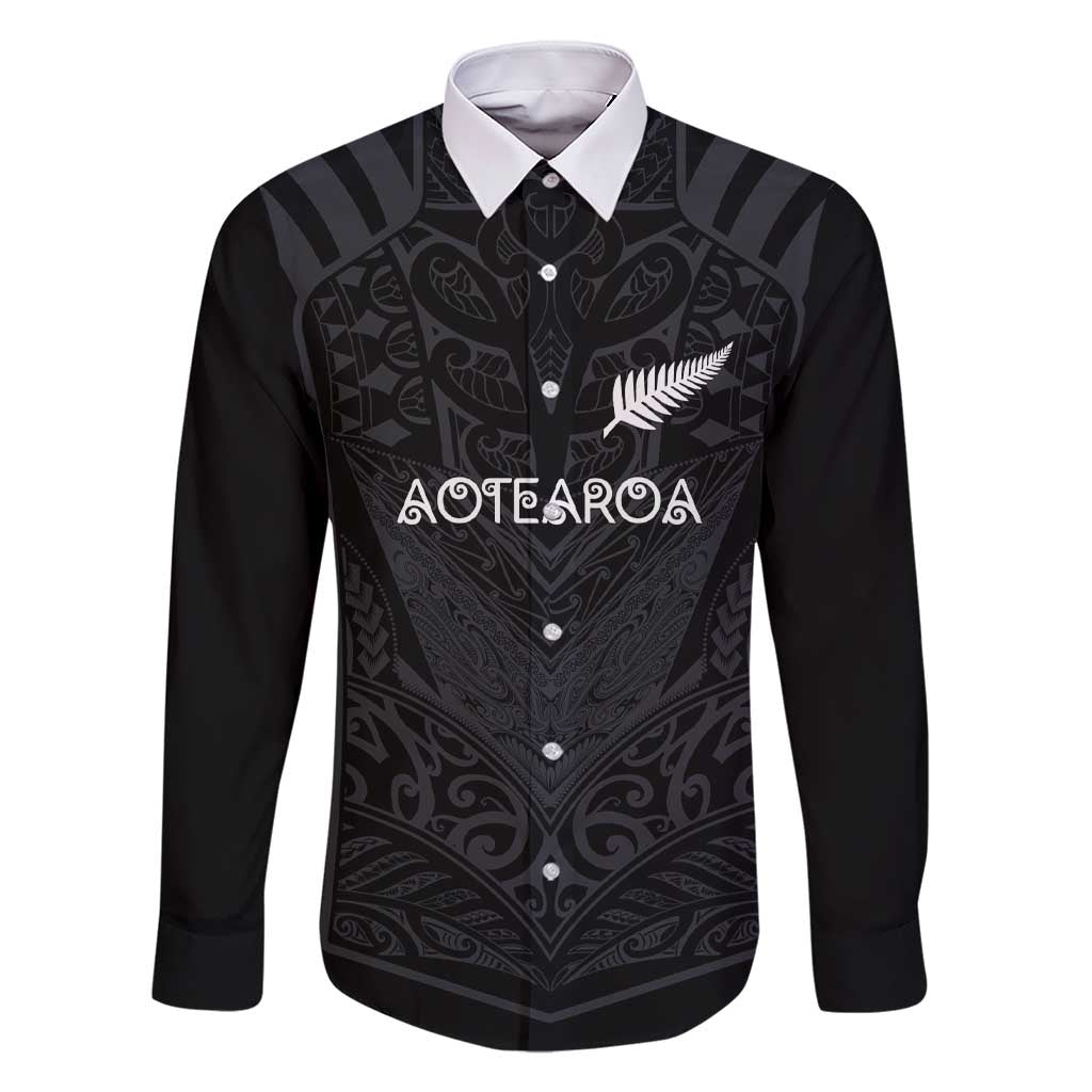 Custom Aotearoa Rugby Family Matching Short Sleeve Bodycon Dress and Hawaiian Shirt The Blacks-Sporty T90 Style - Polynesian Pride