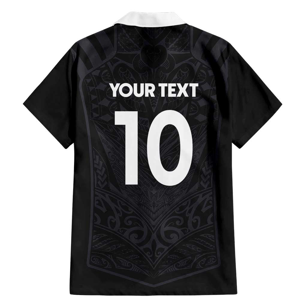 Custom Aotearoa Rugby Family Matching Summer Maxi Dress and Hawaiian Shirt The Blacks-Sporty T90 Style - Polynesian Pride