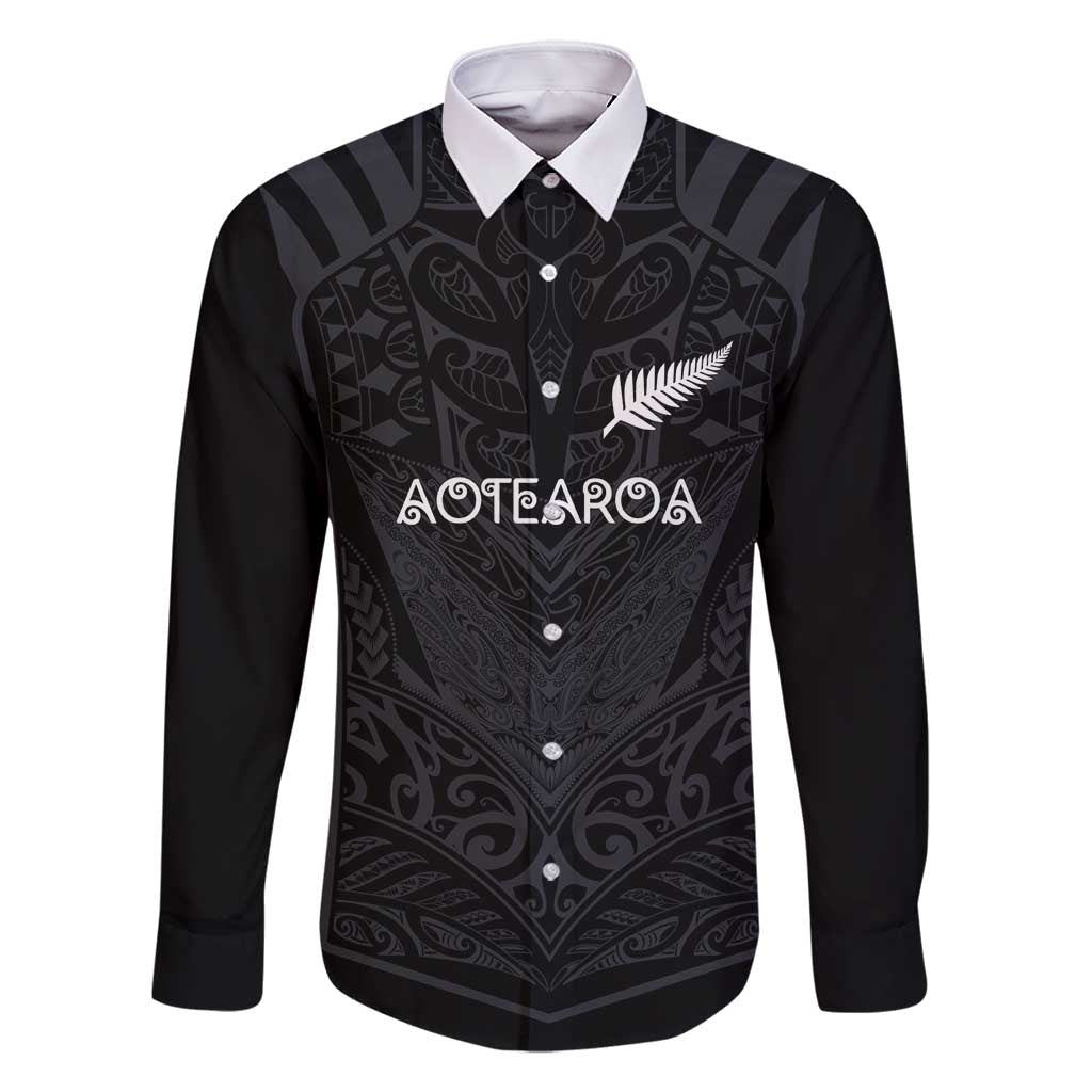 Custom Aotearoa Rugby Family Matching Tank Maxi Dress and Hawaiian Shirt The Blacks-Sporty T90 Style - Polynesian Pride