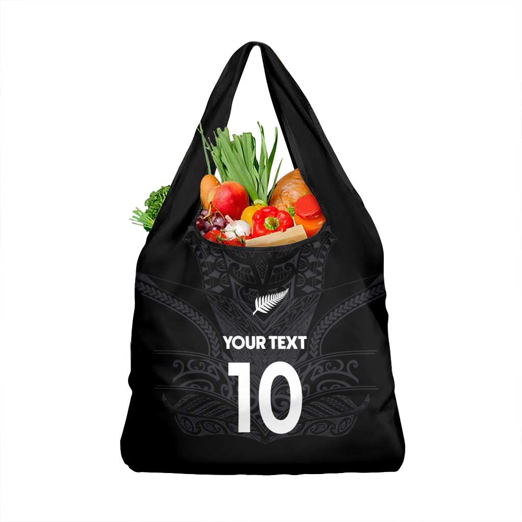 Custom Aotearoa Rugby Grocery Bag The Blacks-Sporty T90 Style - Polynesian Pride