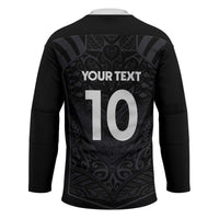 Custom Aotearoa Rugby Hockey Jersey The Blacks-Sporty T90 Style - Polynesian Pride