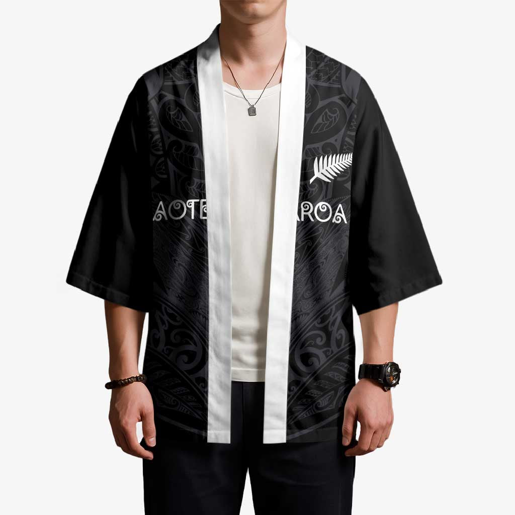Custom Aotearoa Rugby Kimono The Blacks-Sporty T90 Style - Polynesian Pride