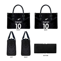 Custom Aotearoa Rugby Leather Bag The Blacks-Sporty T90 Style - Polynesian Pride