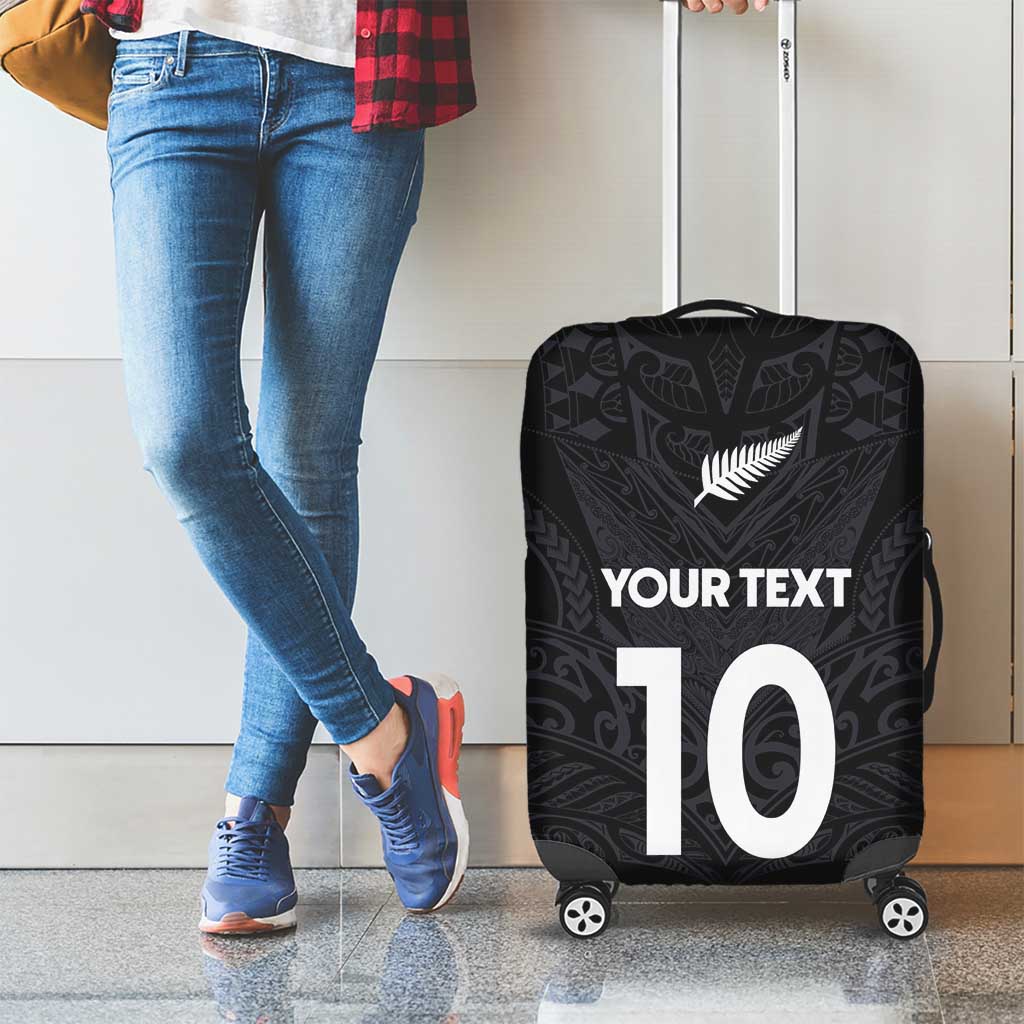 Custom Aotearoa Rugby Luggage Cover The Blacks-Sporty T90 Style - Polynesian Pride