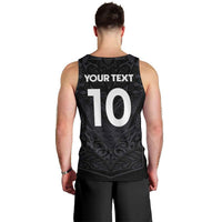 Custom Aotearoa Rugby Men Tank Top The Blacks-Sporty T90 Style - Polynesian Pride