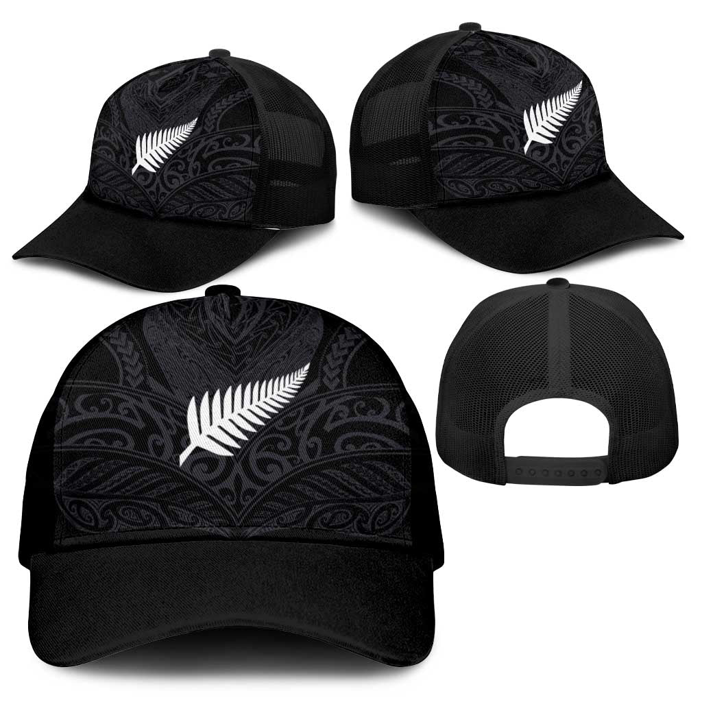Aotearoa Rugby Mesh Trucker Cap The Blacks-Sporty T90 Style - Polynesian Pride