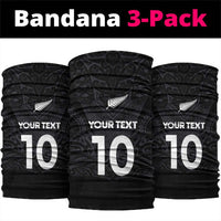 Custom Aotearoa Rugby Neck Gaiter The Blacks-Sporty T90 Style - Polynesian Pride