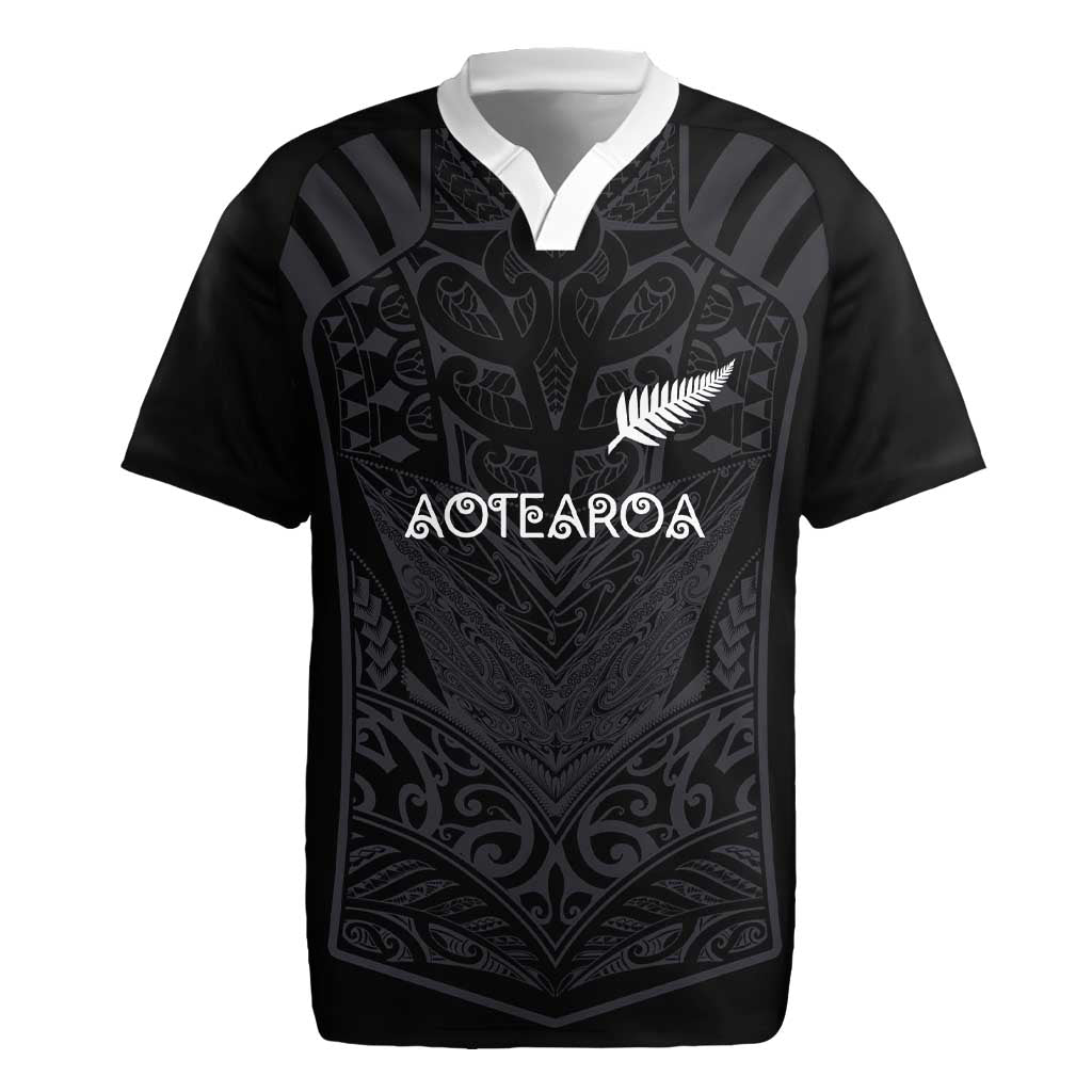Custom Aotearoa Rugby Rugby Jersey The Blacks-Sporty T90 Style - Polynesian Pride