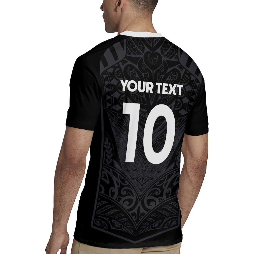 Custom Aotearoa Rugby Rugby Jersey The Blacks-Sporty T90 Style - Polynesian Pride
