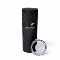 Custom Aotearoa Rugby Skinny Tumbler The Blacks-Sporty T90 Style - Polynesian Pride