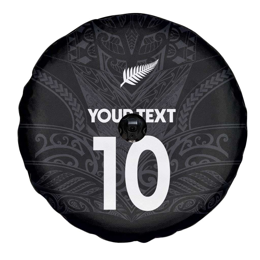 Custom Aotearoa Rugby Spare Tire Cover The Blacks-Sporty T90 Style - Polynesian Pride