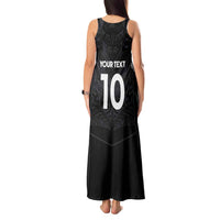 Custom Aotearoa Rugby Tank Maxi Dress The Blacks-Sporty T90 Style - Polynesian Pride