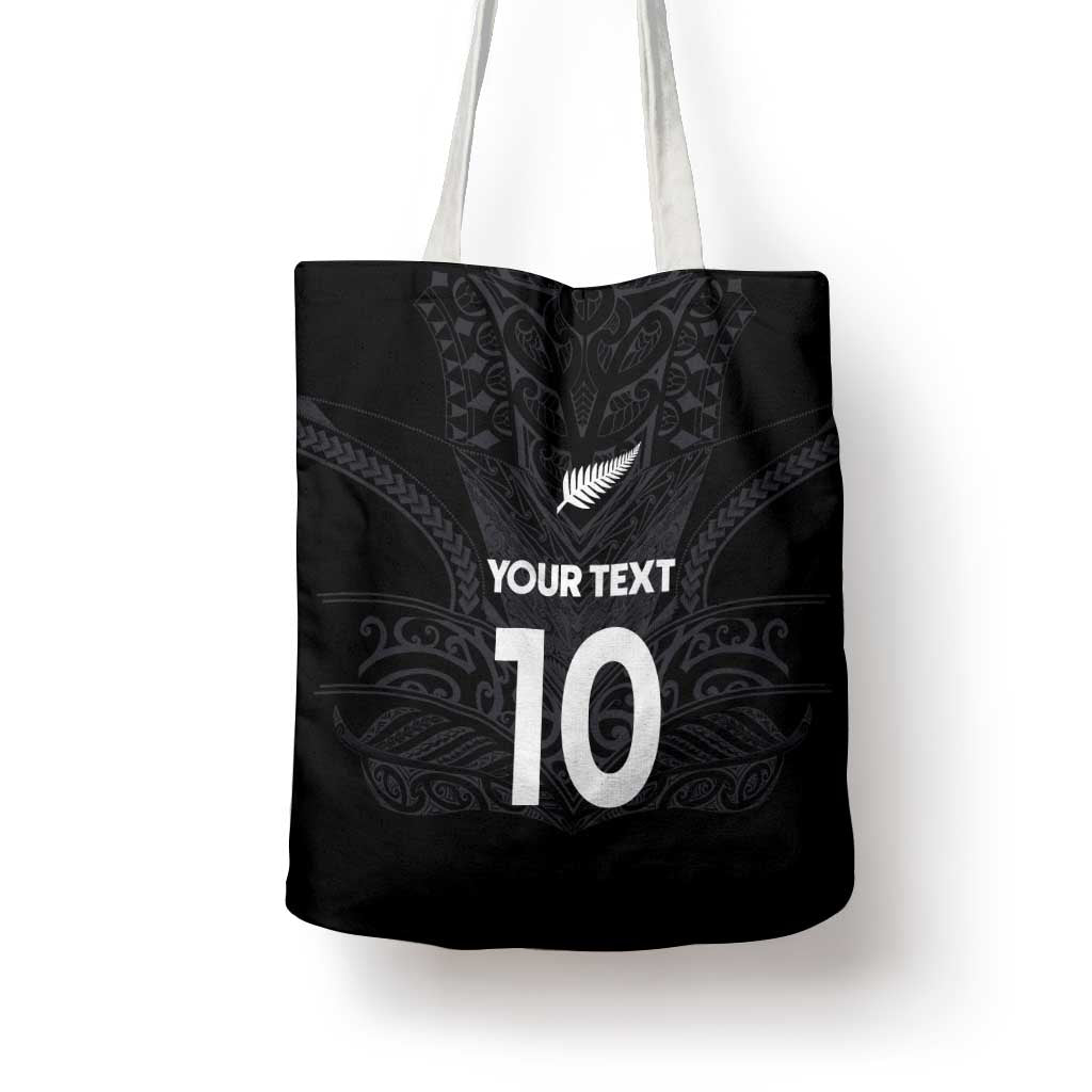 Custom Aotearoa Rugby Tote Bag The Blacks-Sporty T90 Style - Polynesian Pride
