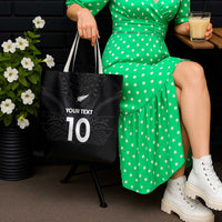 Custom Aotearoa Rugby Tote Bag The Blacks-Sporty T90 Style - Polynesian Pride