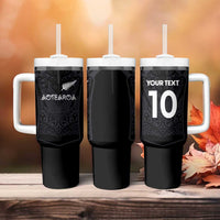 Custom Aotearoa Rugby Tumbler With Handle The Blacks-Sporty T90 Style - Polynesian Pride