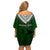 Norfolk Island ANZAC Day Off Shoulder Short Dress Soldier Lest We Forget Camouflage LT03 - Polynesian Pride