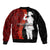 Tonga ANZAC Day Bomber Jacket Red Poppies Flower Soldier Lest We Forget LT03 - Polynesian Pride