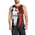 Tonga ANZAC Day Men Tank Top Red Poppies Flower Soldier Lest We Forget LT03 - Polynesian Pride