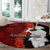 Tonga ANZAC Day Round Carpet Red Poppies Flower Soldier Lest We Forget LT03 - Polynesian Pride