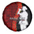 Tonga ANZAC Day Spare Tire Cover Red Poppies Flower Soldier Lest We Forget LT03 - Polynesian Pride