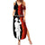 Tonga ANZAC Day Summer Maxi Dress Red Poppies Flower Soldier Lest We Forget LT03 Women Red - Polynesian Pride