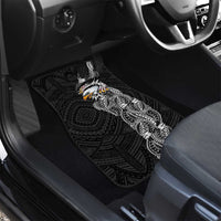 American Samoa Flag Day Car Mats Tribal Tattoo with Eagle Black LT03 - Polynesian Pride