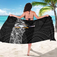 American Samoa Flag Day Sarong Tribal Tattoo with Eagle Black LT03 - Polynesian Pride