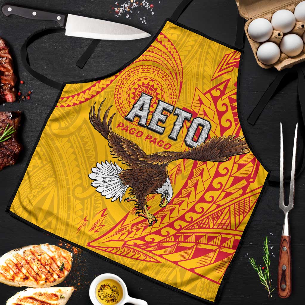 American Samoa Flag Day Apron Fautasi Race Pago Pago-Aeto Eagle Wings Tribal Style LT03 Multicolor - Polynesian Pride