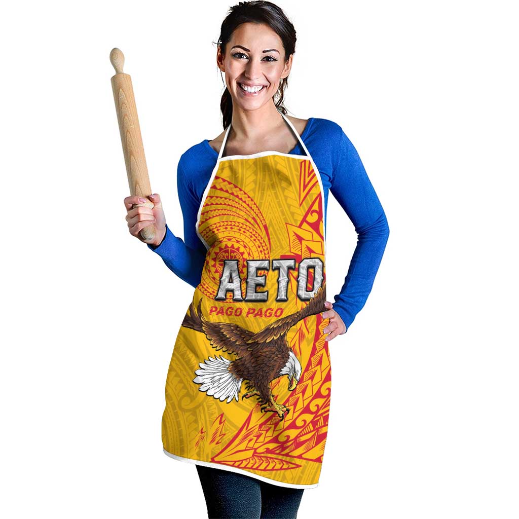 American Samoa Flag Day Apron Fautasi Race Pago Pago-Aeto Eagle Wings Tribal Style LT03 - Polynesian Pride