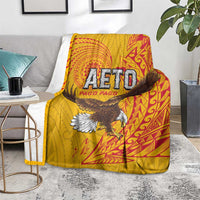 American Samoa Flag Day Blanket Fautasi Race Pago Pago-Aeto Eagle Wings Tribal Style LT03 - Polynesian Pride