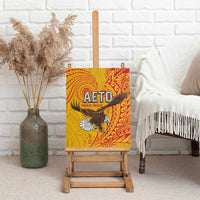 American Samoa Flag Day Canvas Wall Art Fautasi Race Pago Pago-Aeto Eagle Wings Tribal Style LT03 - Polynesian Pride