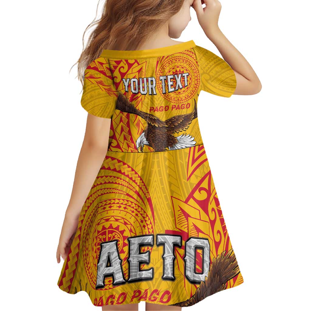 Personalised American Samoa Flag Day Family Matching Off Shoulder Maxi Dress and Hawaiian Shirt Fautasi Race Pago Pago-Aeto Eagle Wings Tribal Style